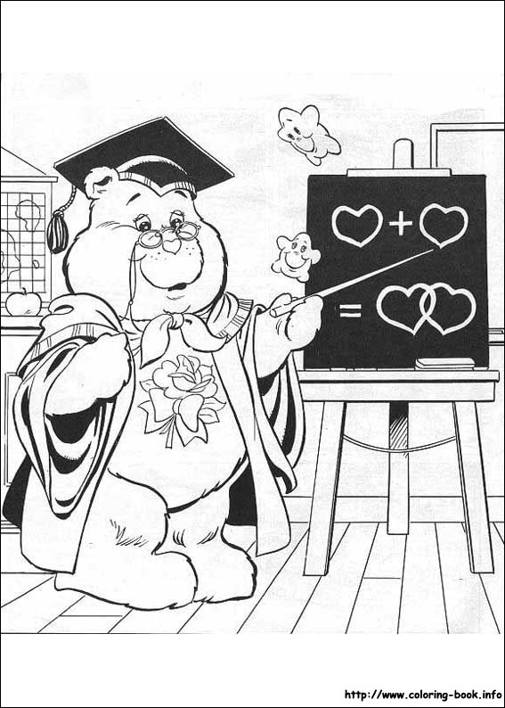 The Care Bears coloring picture